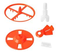 5 Pezzi di Ricambio per Baby Brezza e WiFi Modello FRP0046 FRP0047 FRP0048 FRP0066, Include Copriruota Bloccaggio Asse della Ruota di Misurazione e Raschietto