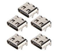 5 Pezzi di Ricambio per Porta di Ricarica per Controller per PS5, Parte di Riparazione Presa per Caricabatterie Adattatore USB C