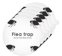 5 pezzi di ricarica trappola per pulci, adesivi usa e getta, per moquette, soggiorno, camera da letto, corridoio