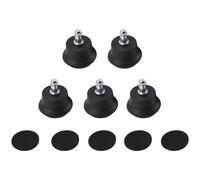 5 Pezzi di Ruote Girevoli per Sedia da Ufficio o Sgabello di Ricambio un Ca3628