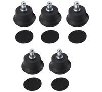 5 Pezzi di Ruote Girevoli per Sedia da Ufficio o Sgabello di Ricambio un Ca7270