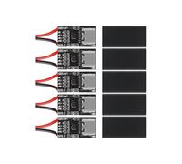 5 Pezzi di Scheda Trigger QC PD3.0 di Tipo C USB-C PD QC 5V 9V 12V 15V 20V Modulo di Trigger di Alimentazione A Tensione Fissa con Custodia