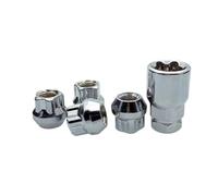 5 pezzi di sicurezza per dadi della ruota con estremità aperta, protezione antifurto, dado in acciaio 5 25, antifurto, facile installazione, resistente alle intemperie