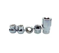 5 pezzi di sicurezza per dadi della ruota con estremità aperta, protezione antifurto, dado in acciaio 5 25, antifurto, facile installazione, resistente alle intemperie