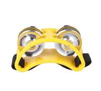 5 pezzi di tamburello a pedale, strumento a percussione, campanellini in metallo dal vivo Per Scuola Party