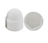5 pezzi di tappi protezione for dadi esagonali, coperture in plastica esposte, a ghianda, M3 M4 M5 M6 M8 M10 M12 M14 M16 M18 M20 M22 M24(5PCSwhite,M16x24x27)