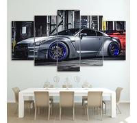 5 Pezzi Di Tela Quadro Su Tela 5 Pezzi Di Arte Della Parete Auto Sportiva Canvas Print Wall Art Quadro Moderno Soggiorno Quadro Camera Da Letto Quadri Grandi Dimensioni Stampe Su Tela (Senza-4S9F-G8A