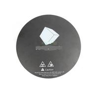 5 pezzi Diametro 200mm 240mm Adesivo for stampa opaca for stampante 3D ANYCUBIC Pulley/Linear Plus/Kossel distintivo(240MM)