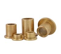 5 pezzi diametro interno 5 mm cuscinetto olio for metallurgia delle polveri con flangia flangiata spalla gradino boccola flangiata in rame(5X7X15-11X1.2)