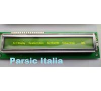 5 PEZZI= DISPLAY LCD 16x1 GALLO-VERDE SET HD44780 ALTEZZA CARATTERE 9,4 mm
