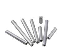 5 Pezzi Distanziatore M2 Alluminio Rotondo, Dado Collegamento Lungo 3,5mm DE, Lunghezza 6-50mm, Colonnina Filettata per Droni RC FPV PC Fai-da-Te e Modellismo(M2*45(D=3.5mm))