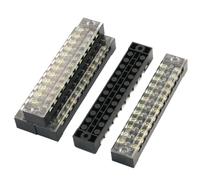 5 pezzi doppia file 12 posizioni con vite morsetto Barrier 600 V 15 A