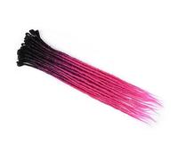 5 pezzi Dreadlocks Ombre Braiding Hair Sintetico Crochet Trecce 24 pollici Treccia colorata Extension for capelli for donne(P18/613)