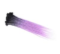 5 pezzi Dreadlocks Ombre Braiding Hair Sintetico Crochet Trecce 24 pollici Treccia colorata Extension for capelli for donne(T1B/4/30)