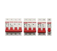 5 pezzi DZ47 1-4 poli 3A/6A/10A/16A/20A/32A/40A/50A/63A 400 V tipo C mini interruttore automatico MCB montaggio su guida DIN da 35 mm capacità di interruzione 6 KA(3 Years,One Size)