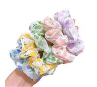 5 pezzi elastici per capelli in seta, elastici per capelli in seta, fermacoda di cavallo, piccoli scrunchies senza tracce per donne e ragazze (Color Mixing 2,5)