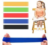 5 Pezzi Elastici per Sedia per Bambini, Fidget Cinghie per Seduta Fasce Colorate per Sedia Flessibili Yoga,Elastici Calisthenics Stretch, Foot Bands Chair Fidget Bands, ideali per ADHD