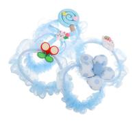5 Pezzi Elastico Chioma Bambina Forma Carina, Tessuto e Resina | Accessori Chioma Bimba, Resistente All'usura Quotidiana, Delicato sui Chioma