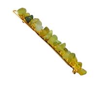 5 pezzi eleganti fermagli per capelli da donna, in cristallo naturale, da sposa, da sposa, da sposa, da sposa, da donna, con pietre preziose, per tutti i giorni e per occasioni, verde B
