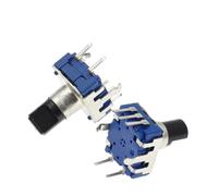 5 pezzi Encoder rotativo a 360 gradi EC12 RE12 Codifica encoder 5 pin 24 posizioni con interruttore a pulsante Lunghezza maniglia 12,5 mm