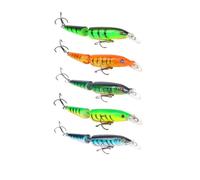 5 pezzi Esca da Spinning Trota Dura 10,5cm 9g, Pesce luminoso | Corpo Abc, Azione Realistica in Lancio e Recupero, per Carpa e Pesci Predatori in Luce Bassa