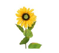 5 pezzi - EUROPALMS Girasole Artificiale 70 cm - Decorazione Malleabile con Fior
