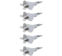 5 Pezzi F-22 Stealth Fighter Jet Fai Da Te Modello 1/2000-1/350 Modello Di Aereo Da Combattimento In Resina Fotosensibile Modello Di Aereo Da Combattimento Collezione Militare(1/700 (27mm))