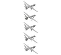 5 Pezzi Fai Da Te In Resina Modello MQ-9 Reaper UAV 1/2000-1/350 Scala Drone Modello Aeroplano Display Modello Militare For Hobby Fai Da Te Collezione(1/350 (57mm))