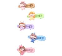 5 Pezzi Fermaglio per Chioma dei Cartoni Animati, Mollette | Resina e Metallo, Decorazione per Ciocche e Frangia, Uso Quotidiano, Foto e Lavoro