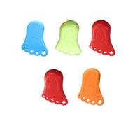 5 pezzi fermaporta a forma di suola creativa del piede protezione delicata