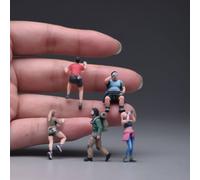 5 Pezzi Figurine di Arrampicata Colorato per Scena in Miniatura