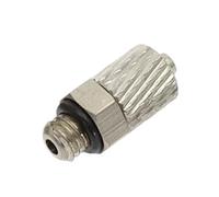 5 pezzi filettatura maschio M3 M4 M5 M6 - tubo dell'aria 3 mm 4 mm 6 mm OD mini connettore for tubo pneumatico a vite passante raccordo rapido giunto a torsione rapida(PC,OD Hose 6mm-M3)
