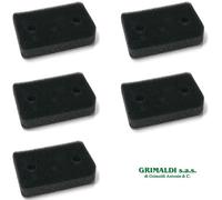 5 PEZZI FILTRO IN SPUGNA POLIURETANO PER ASCIUGATRICE MIELE 09164761 205x153 mm