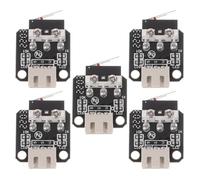 5 Pezzi Finecorsa Meccanico, Modulo Compatto Plug And Play | Pcb Nero, per Homing e Manutenzione della Macchina, Accessorio per Hobbisti e Maker