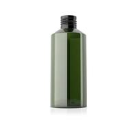 5 Pezzi Flacone da Viaggio Ricaricabile Nero 200ml in Pet | Crema e Acqua, Design a Perdite, Leggero e Portatile, Si Può Tenere in Pouch
