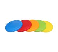 5 pezzi Flying Discs giocattolo per bambini e adulti, anello volante, giocattolo sportivo per la spiaggia all'aperto, robusto giocattolo sportivo