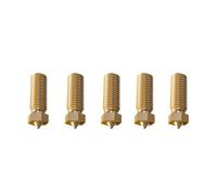 5 pezzi for ugello hotend for stampante 3D FLS-UN V400, blocco testina di stampa in ottone con doppi fori, estrusore da 0,4 mm for filamento da 1,75 mm