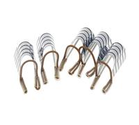 5 Pezzi Forme per Unghie in Alluminio Argento Riutilizzabili | Guida Precisa per Manicure Professionale o Domestica, Accessorio per Nail Art e Ricostruzione, Confezione da 5