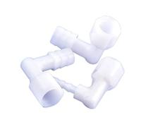 5 pezzi G1/4 2,4~12,7 mm PP Pagoda Tubo Raccordi a gomito Filettatura femmina Adattatore for acquario Serbatoio for pesci Irrigazione Giunto curvo in gomma(5.6-G1I4,20 Pieces)
