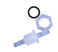5 pezzi G1/4'' filettatura PP pagoda dado esagonale O-ring connettori diretti adattatore pompa aria serbatoio acquario piastra passante giunti tubo(5.6-G1I4-5.6 O-ring,200 Pieces)