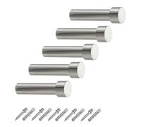 5 pezzi Ganci per appendiabiti TUULA III Acciaio inossidabile massiccio 70 mm - il design incontra la funzione - ganci per cappotti da parete ganci per cappotti di SOTECH