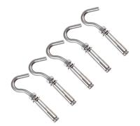 5 Pezzi Gancio di Acciaio Inox 304 a Espansione per Tazza Aperta | Argento, Alta Durezza e Resistenza alla Pressione, Facile da Usare, Non Si Deforma