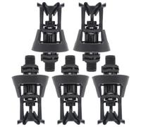 5 pezzi Garden Sprinkler Heads, 360 ° Rotary 1/2 pollici di irrigazione, spruzzo da 6 a 9 m di prato e irrigatori da giardino per erba di irrigazione.