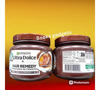 5 pezzi Garnier Ultra Dolce Hair Remedy Latte di Cocco Maschera Capelli Secchi