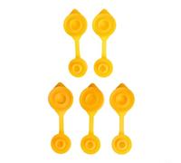 5 Pezzi Giallo Ricambio Valvola di Sfiato Serbatoio Per Tanica Benzina Compatibile Con Per Flash Per Scepter Rotopax Mace Per Eagle Midwest Plastica Serbatoio Carburante Foro 8Mm