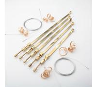 5 Pezzi Giunture Violino Alta Precisione Set Morsetti Ottone per Liutai