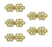 5-Pezzi Grande Chiusura A Nodo Cinese Bottoni Ricamo Chiusura A Raganella Cucito