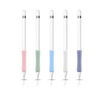 5 Pezzi Grip Morbido per Apple Pencil 1st 2nd / Apple Pen USB C, 6 x 1,3cm Multicolore Impugnature in Silicone Compatibile con iPad Stylus Pencil (5 Colori)