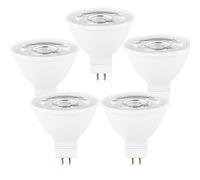 5 Pezzi GU5.3 MR16 Lampadina Led 6W AC 230V Bianco Freddo 6000K 60W GU5.3 Equivalente a Lampada Alogena,Senza Sfarfallio, 600LM Non Dimmerabile Angolo di Flusso Luminoso 120°