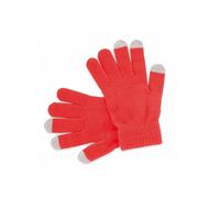 5 pezzi GUANTI TATTILI TOUCH SCREEN 3 DITA ACRILICO GUANTINI ROSSO GIALLO FUCSIA